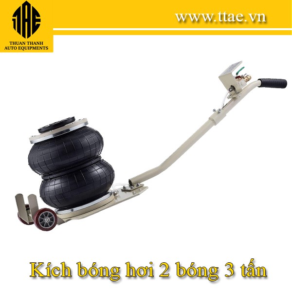 Kích bóng hơi 3 tấn 2 bóng dùng khí nén nâng hạ xe ô tô