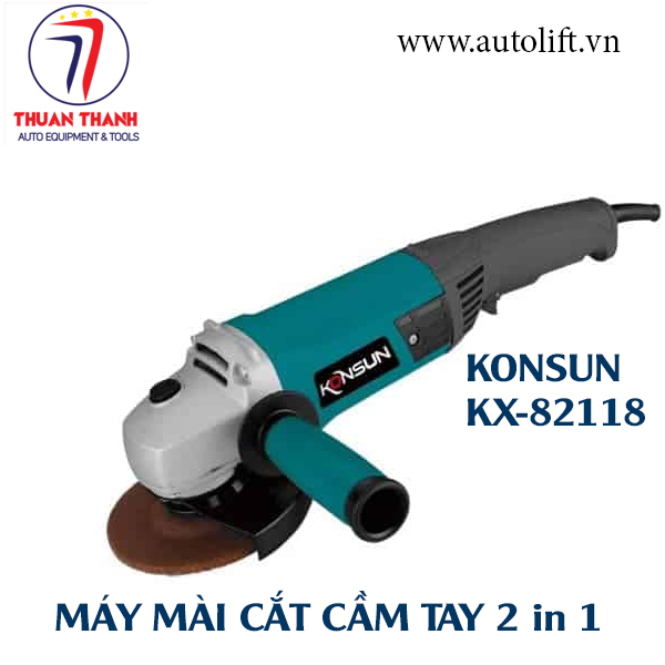 Máy cắt và mài cầm tay 2 trong 1 Konsun KX-82118