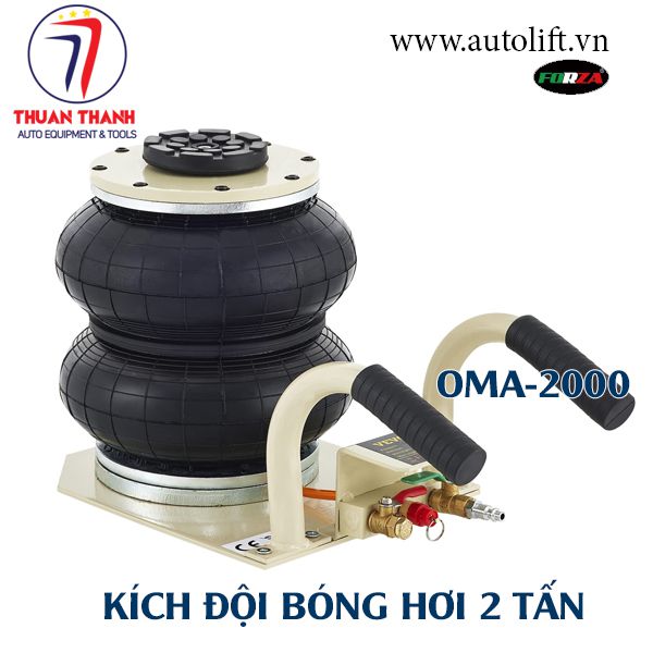 Kích Đội bóng hơi 2 tấn 2 bóng di động cho vá vỏ lốp