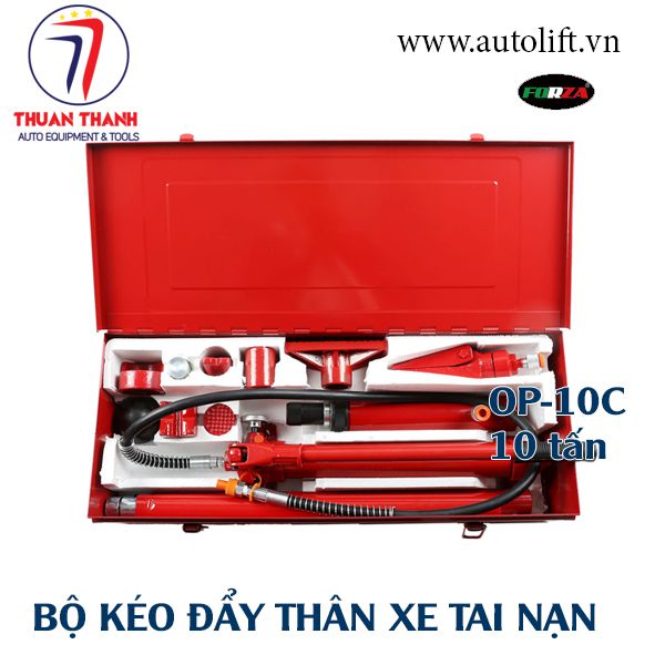 Thiết bị kéo nắn thân xe ô tô tai nạn Forza OP-10B hộp sắt