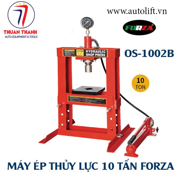 Máy ép nén thủy lực 10 tấn Forza OS-1002B