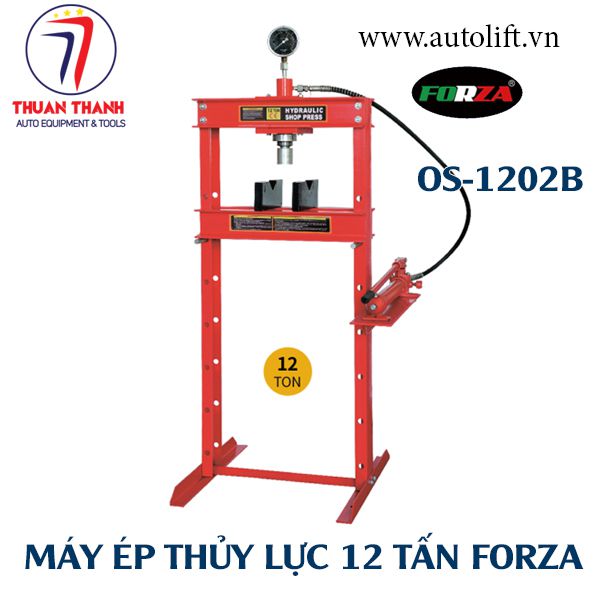 Máy nén ép vòng bi bạc đạn thủy lực 12 tấn Forza OS-1202B