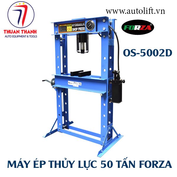 Máy ép thủy lực 50 tấn chuyên dùng ép vòng bi cao su rotuyn Forza OS-5002D