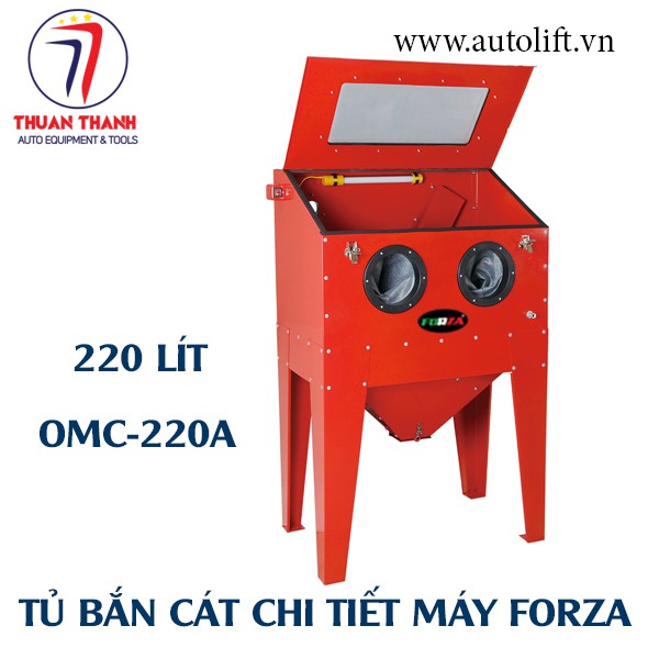 Thiết bị phun cát làm sạch bề mặt kim loại Forza OMC-220A