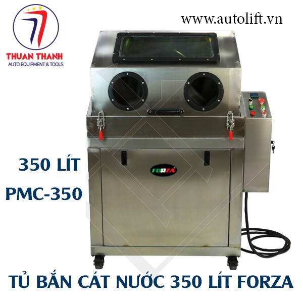 Thiết bị phun cát ướt làm sạch bề mặt kim loại Forza PMC-350