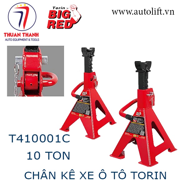 Chân kê 10 tấn 2 chốt khoá Torin Bigred T410001C