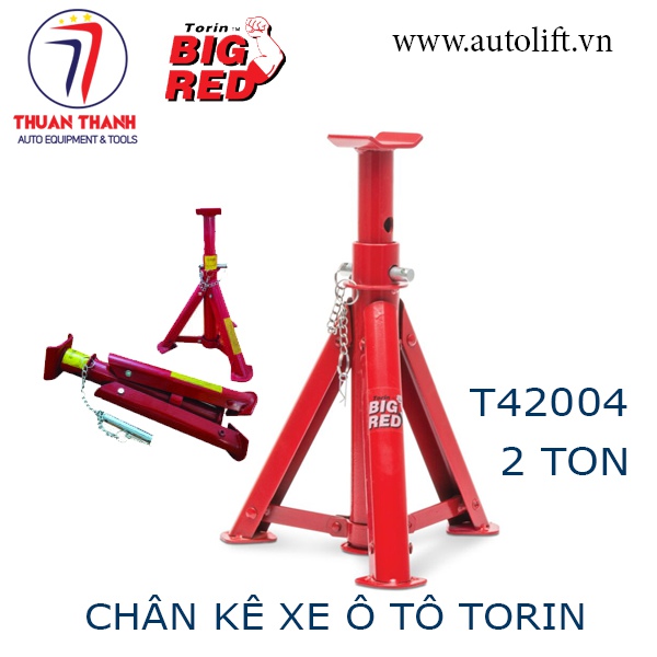 Chân kê 2 tấn kiểu xếp gập Torin Bigred T42004