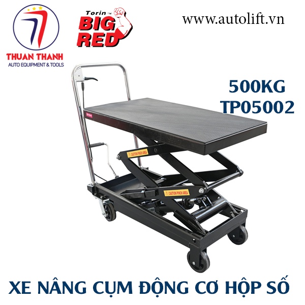 Xe nâng bàn hạ động cơ và hộp số 500kg Torin Bigred TP05002