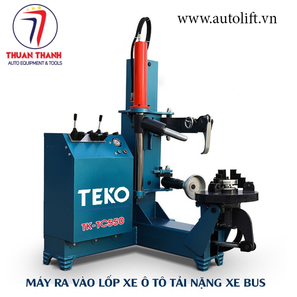 Máy ra vào vỏ lốp xe ô tô tải nặng kiểu đứng TEKO TK-TC550