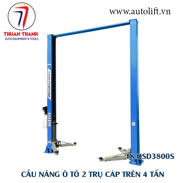 Cầu nâng ô tô 2 trụ tải trọng nâng 4000kg TEKO TK-QSD3800S