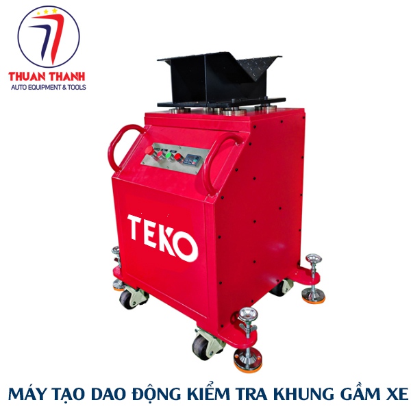 Bộ thiết bị giả lập dao động rung động khi xe ô tô chạy rung xóc trên đường gồ ghề