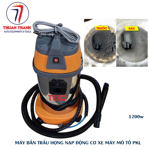 Máy bắn trấu họng nạp xe máy động cơ xe máy