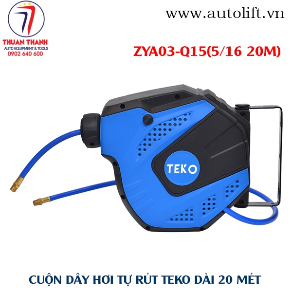 Cuộn dây hơi tự rút TEKO dài 20 mét ZYA03-Q15(5/16 20M)