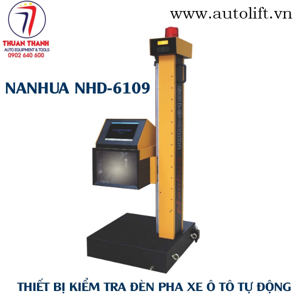 Thiết bị kiểm tra đo chỉnh kiểm tra đèn pha xe ô tô tự động NANHUA NHD-6109