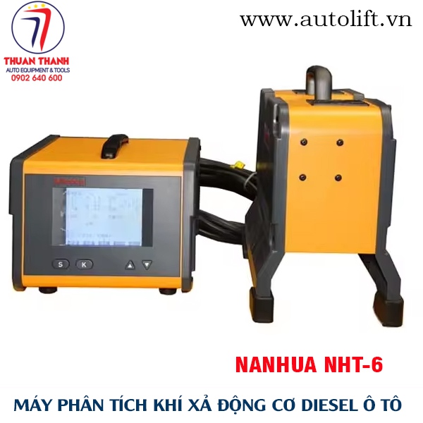 Thiết bị phân tích khí xả động cơ diesel trên xe ô tô Nanhua NHT-6