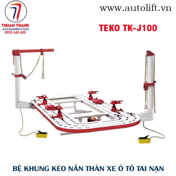 Bộ khung kéo nắn thân xe ô tô tai nạn TK-J100