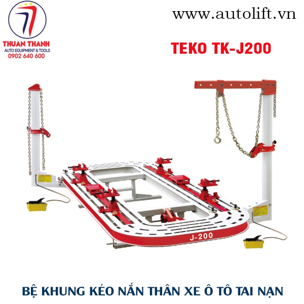 Bệ khung kéo nắn thân xe ô tô tai nạn loại lớn 3500kg TEKO TK-J200