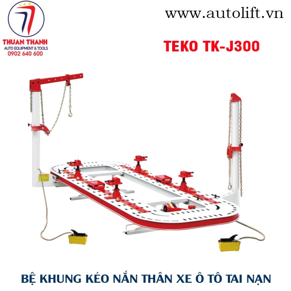 Thiết bị kéo nắn khung thân xe ô tô tai nạn kiểu lắp nỗi TEKO TK-J300