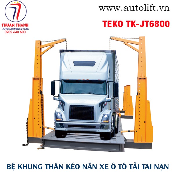 Thiết bị kéo nắn thân vỏ xe tai nạn dùng cho xe tải có lực kéo 10 tấn